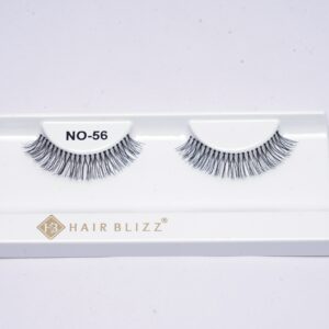 single pair human hair eyelash no 56