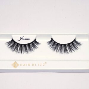 single pair human hair eyelash jessica