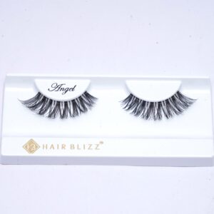 single pair human hair eyelash angel