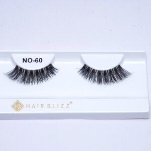 single pair human hair eyelash no 60