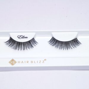 single pair human hair eyelash ellen