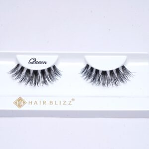 single pair human hair eyelash queen