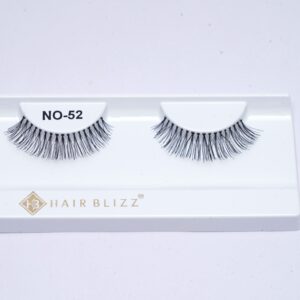 single pair human hair eyelash no 52